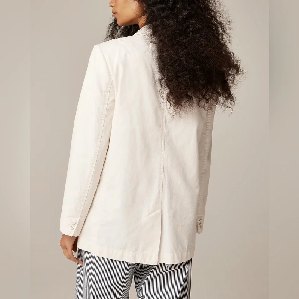 J.Crew Easy-fit blazer in textured cotton blend CK102